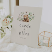 HANNAH  Beer Baby shower Kaarten en geschenken Reclamebord Met Voetstuk