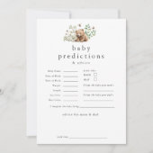 HANNAH Beer Baby Voorspellingen Baby shower Game K Kaart (Voorkant)