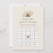 HANNAH  Beer Vind de Gast Bingo Game Kaart (Voorkant)