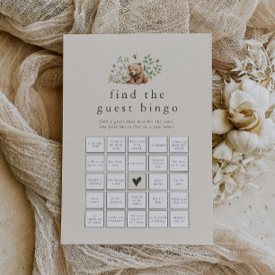 HANNAH  Beer Vind de Gast Bingo Game Kaart