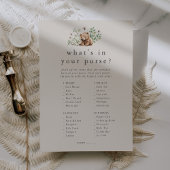 HANNAH  Beer Wat zit er in je tas spel Kaart