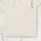 HANNAH  Beer Woodland Baby shower Dank u Bedankjes Labels (Achterkant)