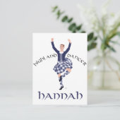 HANNAH Custom Design Briefkaart (Staand voorkant)