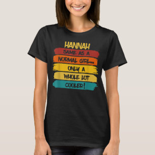 Hannah Definition Specialized Name Funny Birthday T-shirt