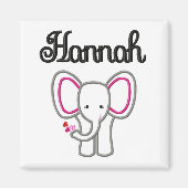 Hannah Elephant Magnet (Voorkant)