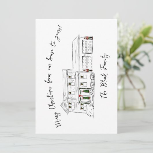 Hannah flat card kaart (Staand voorkant)