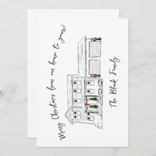 Hannah flat card kaart (Voorkant / Achterkant)