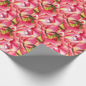 Hannah Gordon pink Rose valentijn inpakpapier (Hoek)