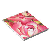 Hannah Gordon pink Rose waterverf art Notitieblok (Schuin)