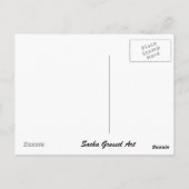 Hannah Gordon Roze roze roze waterverf kunst Briefkaart (Achterkant)