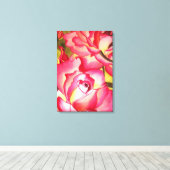 Hannah Gordon roze roze roze waterverf kunst Canvas Afdruk (Insitu (Houten vloer))