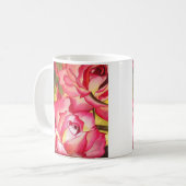 Hannah Gordon Roze roze roze waterverf kunst Koffiemok (Voorkant links)