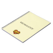 Hannah Heart Yellow Notitieboek (Linkerzijde)