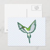 Hannah Hummingbird Briefkaart (Voorkant / Achterkant)