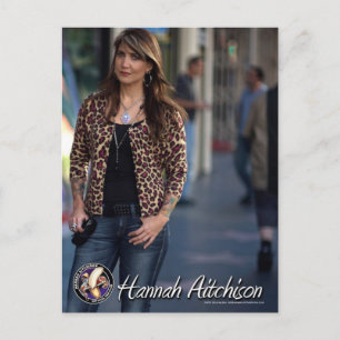 Hannah in Hollywood Briefkaart - Hannah Aitchison