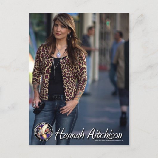 Hannah in Hollywood Briefkaart - Hannah Aitchison (Voorkant)