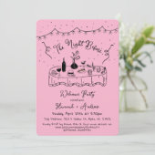 Hannah is de avond voor de welkomstavond kaart (Staand voorkant)