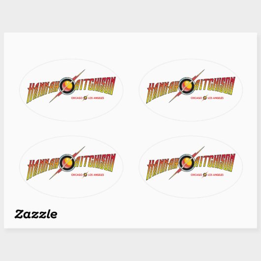 Hannah logo sticker (Vel)