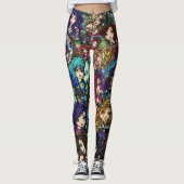 Hannah Lynn Fantasy Art Mermaid Fairies Collage Leggings (Voorkant)