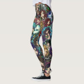 Hannah Lynn Fantasy Art Mermaid Fairies Collage Leggings (Links)