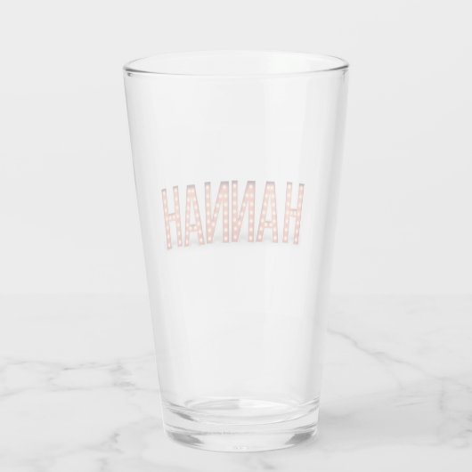 Hannah Marquee Lights Glas (Achterkant)