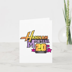 Hannah montana 20 jaar seriepremière kaart