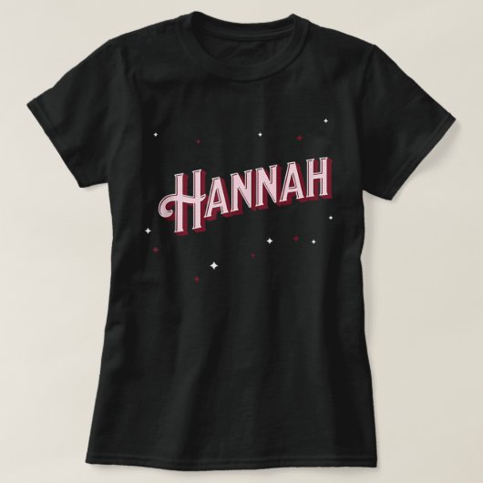 Hannah Name Personalized Tanktop (Design voorkant)