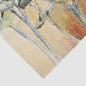 Hannah Overbeck Art nouveau yellow bloemen Tissuepapier (Detail)