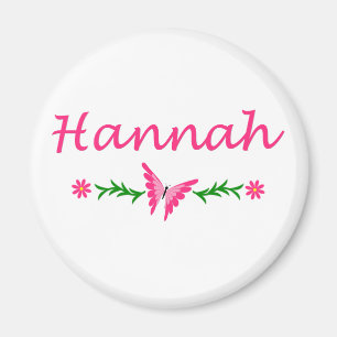 Hannah (roze vlinder) magneet