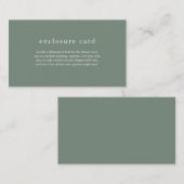 HANNAH Sage Green Boho Baby shower Kaart (Voorkant / Achterkant)