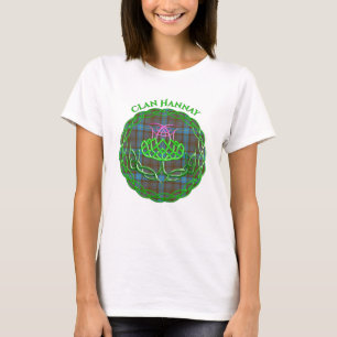 Hannah Scottish Tartan Celtic Thistle T-Shirt