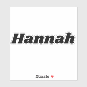 Hannah Sticker