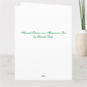 Hannah Titania, het wenskaart van Midzomer Kaart (Achterkant)