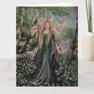 Hannah Titania, het wenskaart van Midzomer Kaart