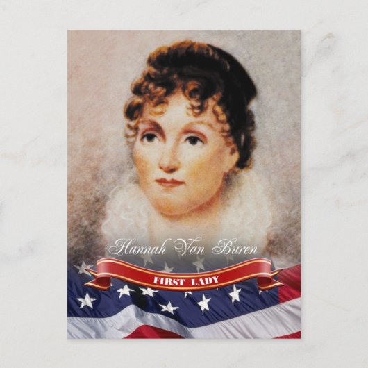 Hannah Van Buren, First Lady of the U.S. Briefkaart (Voorkant)