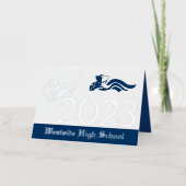 HANNAH Westside High School Foiled Notice Folie Wenskaart (Voorkant)