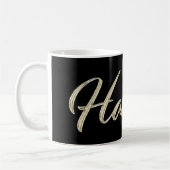 Hannah white gold Handwriting Tasse Kaffeetasse Koffiemok (Links)