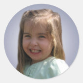 Hannah's gezicht sticker (Voorkant)