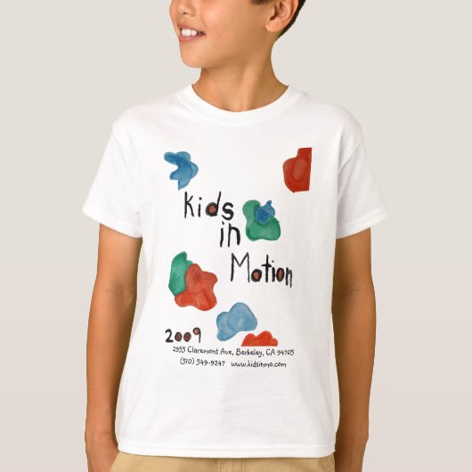 Hannah's Kinderen in Motion T-Shirt (Voorkant)