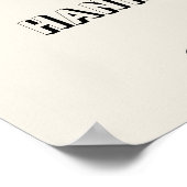 Hannah's Welcome Wedding Champagne toren Poster (Hoek)