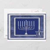 hannakah briefkaart (Voorkant / Achterkant)