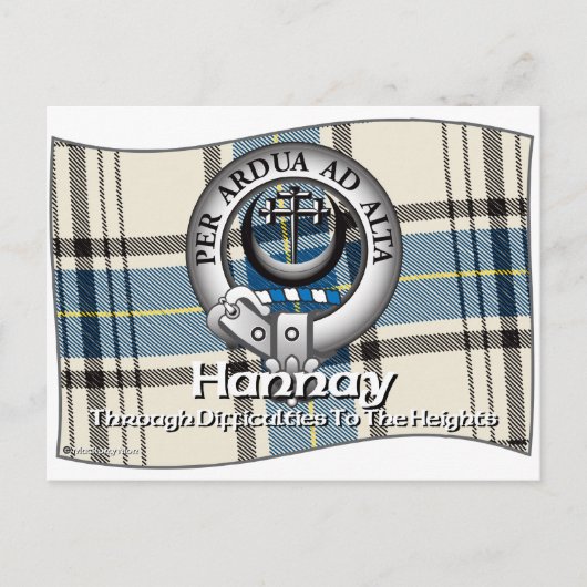 Hannay Clan Briefkaart (Voorkant)