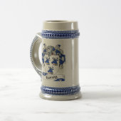 Hannay Coat of Arms Stein - Family Crest Bierpul (Voorkant links)