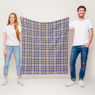 Hannay Schotse ruit Fleece Deken