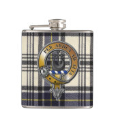 Hannay Tartan & Badge Heupfles (Voorkant)
