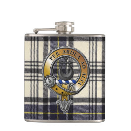 Hannay Tartan & Badge Heupfles