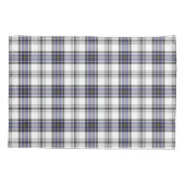 Hannay Tartan Pset Blue Black Pattern Kussensloop (Achterkant)