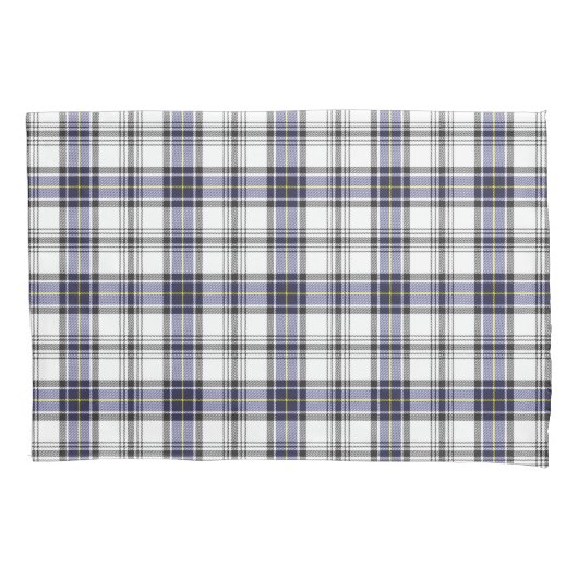 Hannay Tartan Pset Blue Black Pattern Kussensloop (Voorkant)