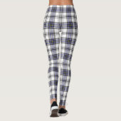 Hannay Tartan Pset Blue Black Pattern Leggings (Achterkant)