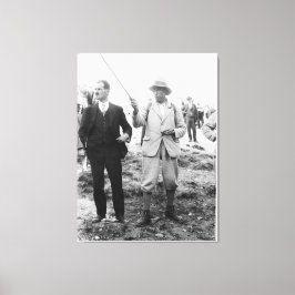 Hannes Schneider 1929 –Pionier des alpinen Sports Canvas Afdruk